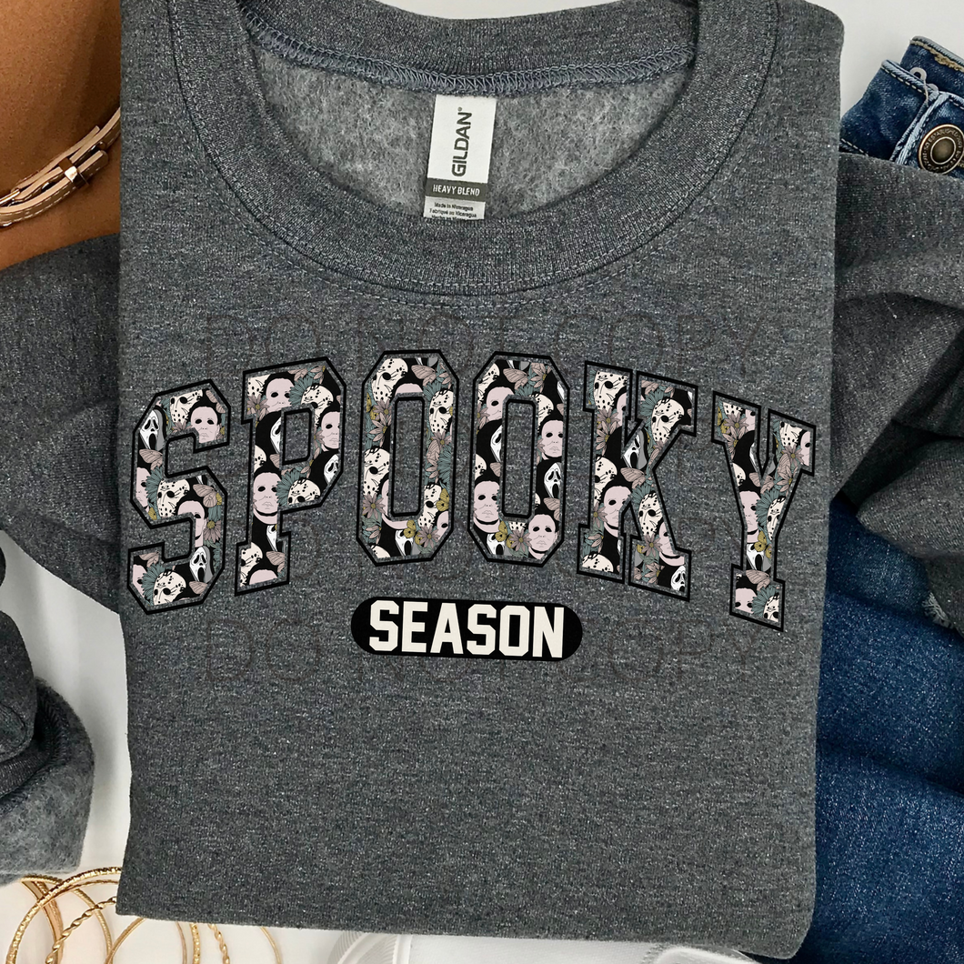 Spooky Season  **THIN** Screen Print Transfer adult size