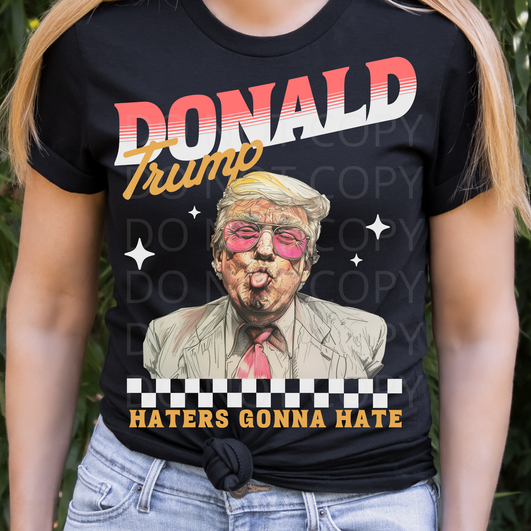 Haters Gonna Hate trump DTF transfer