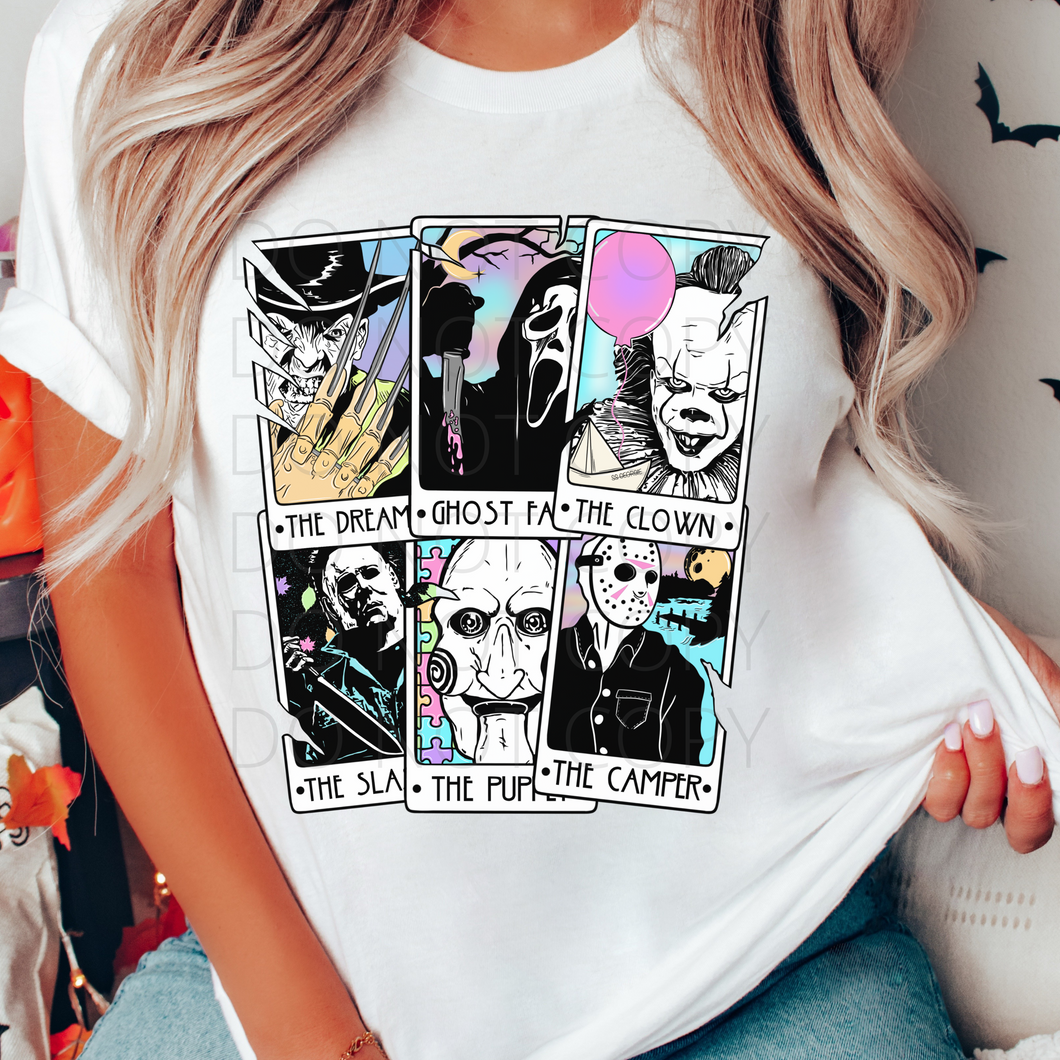 Horror Tarot **THIN** Screen Print Transfer adult size