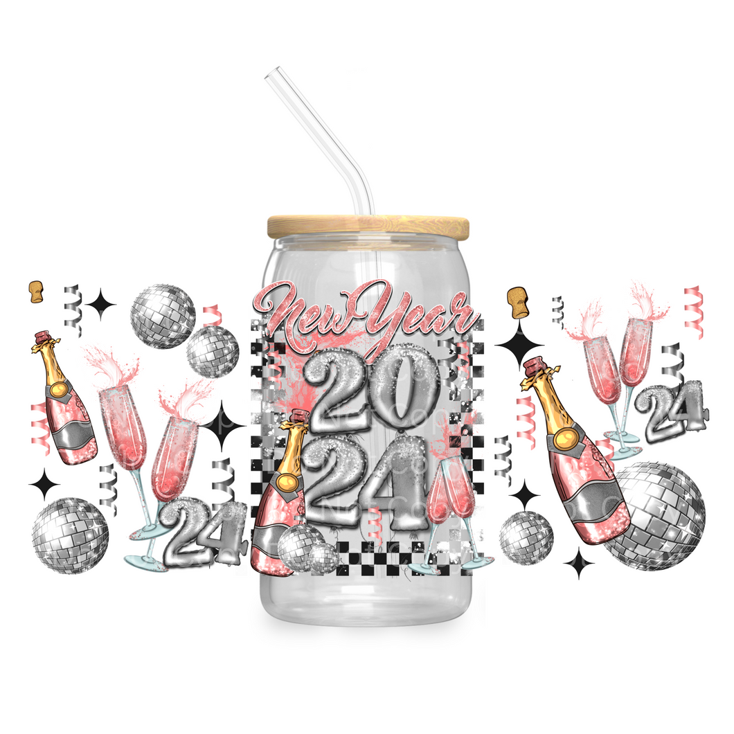 2024 New Year - UV DTF 16 oz Cup Wrap