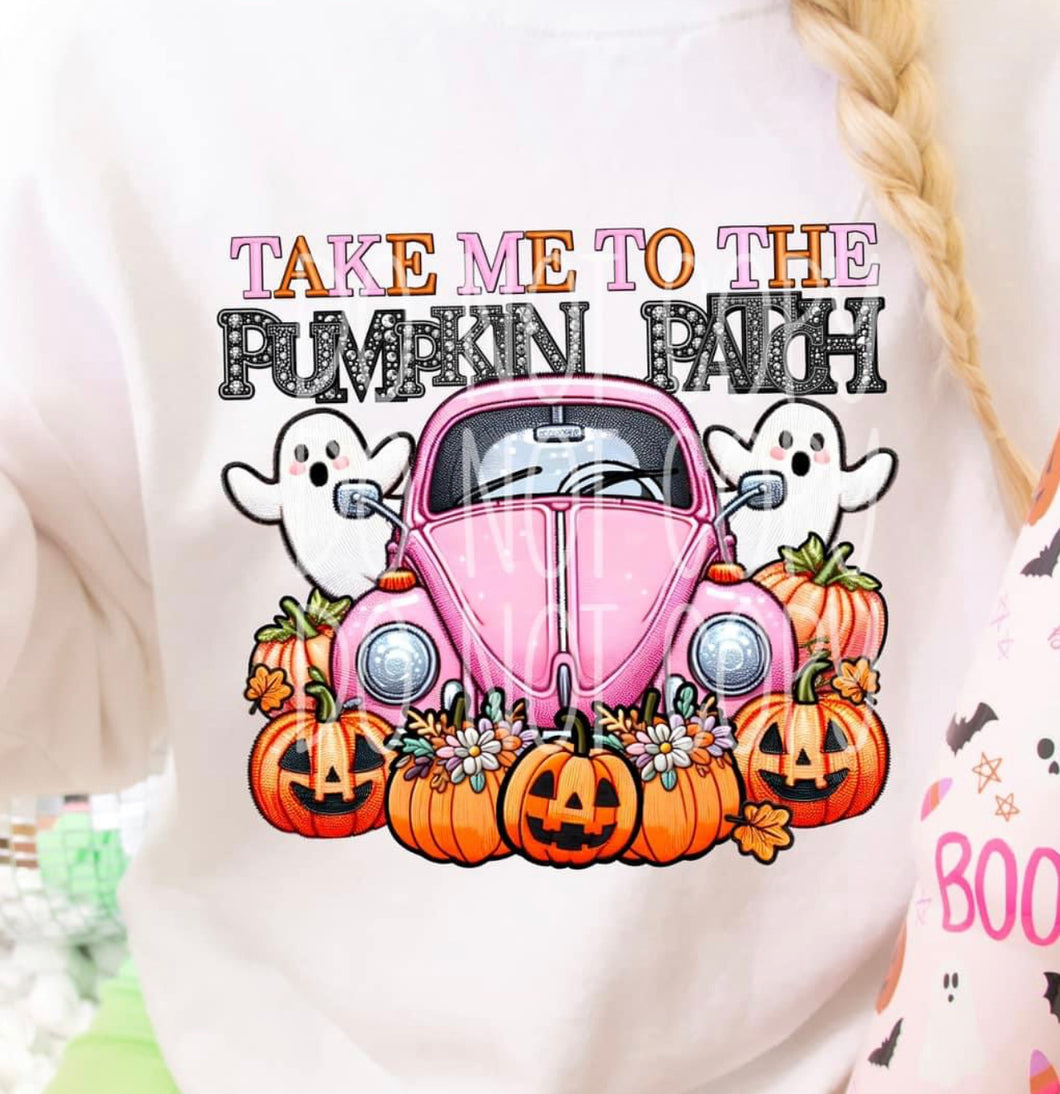 Take Me to the Pumpkin Patch DTF transfer