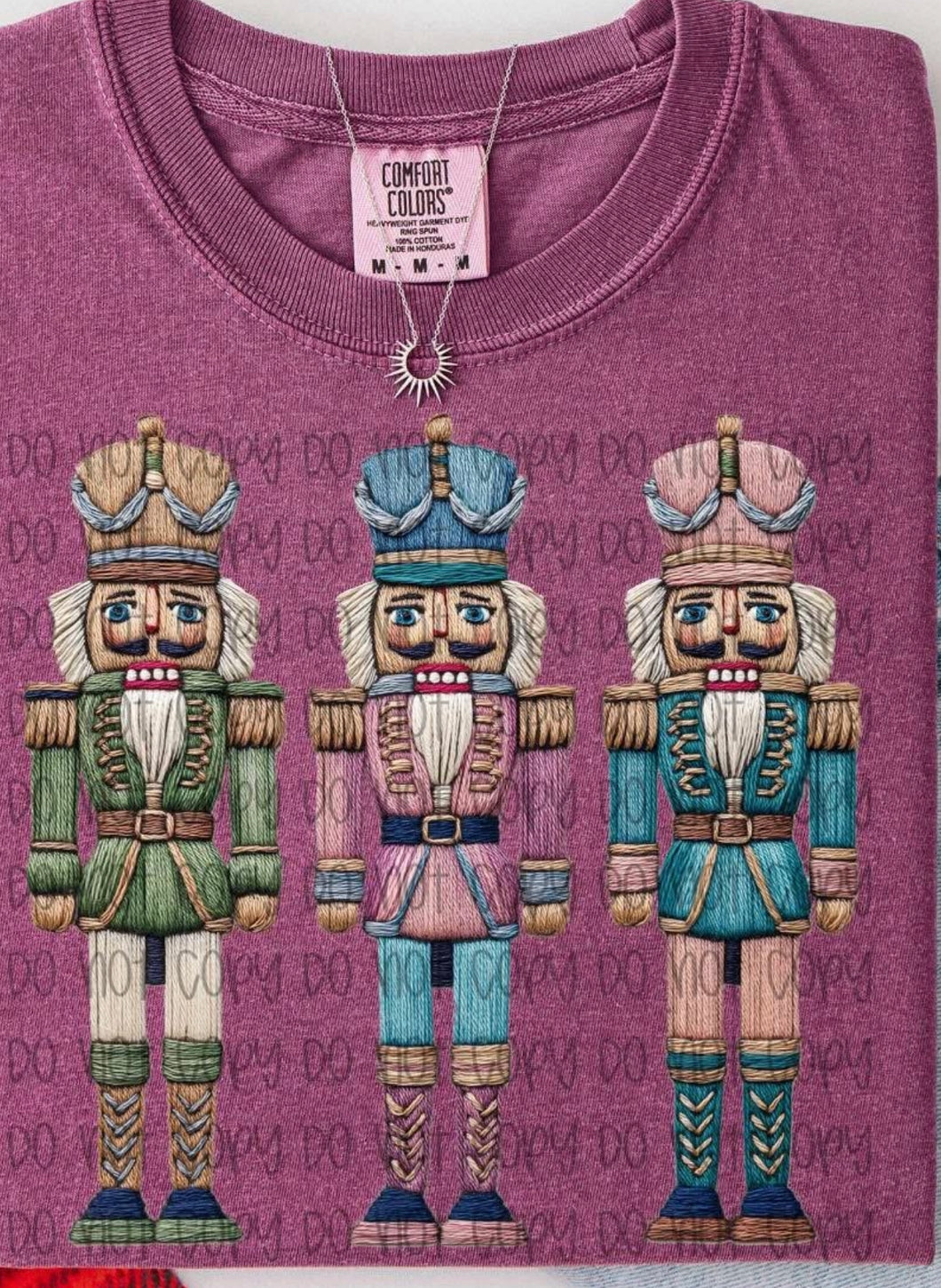 Faux Yarn Nutcrackers DTF transfer