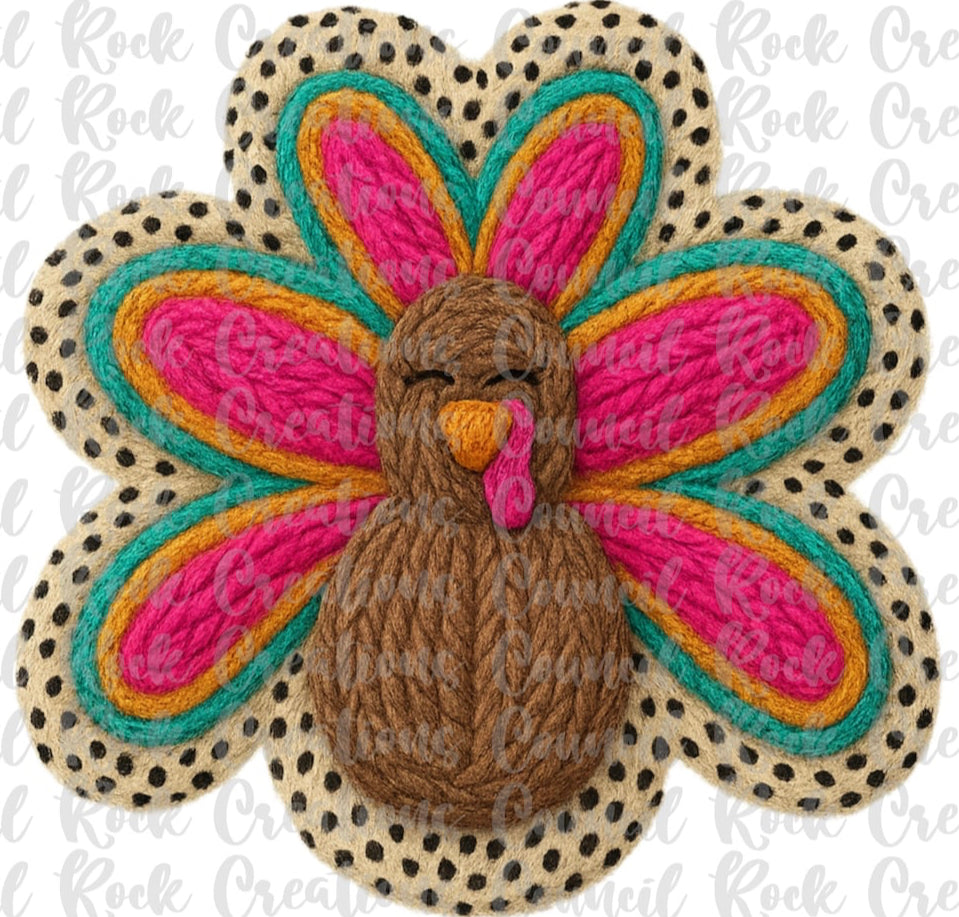 Yarn Turkey DTF transfer