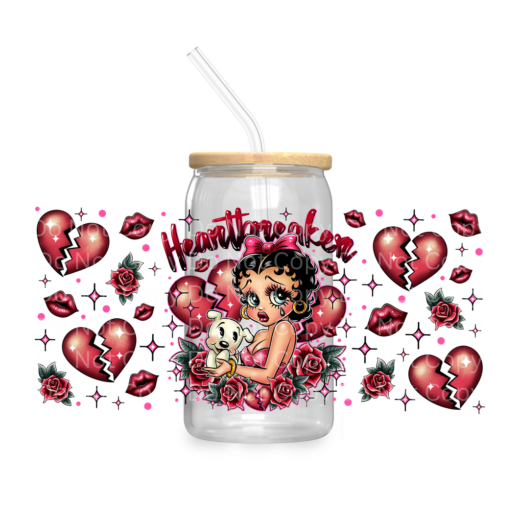 Heartbreaker - UV DTF 16 oz Cup Wrap