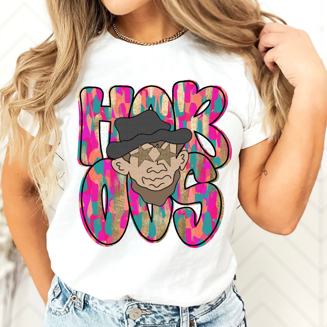 Hoboos Brushstroke Mascot DTF transfer