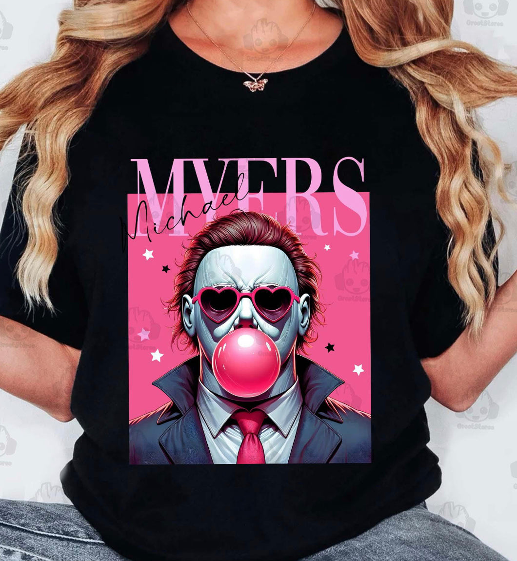 Myers Pink Bubble DTF transfer