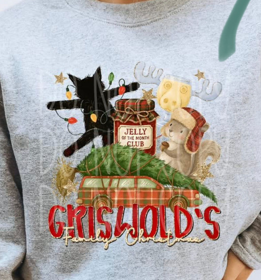 Griswold's Family Christmas DTF transfer