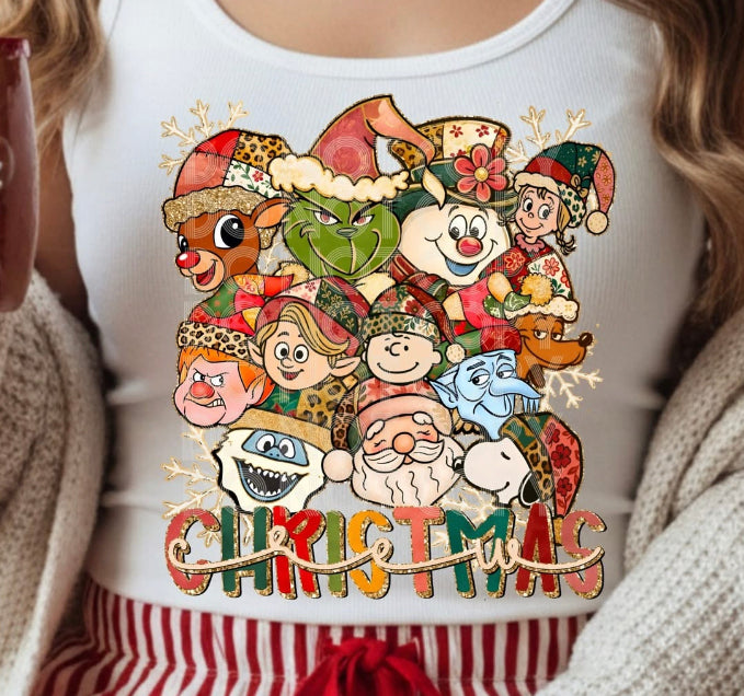 Christmas Crew DTF transfer