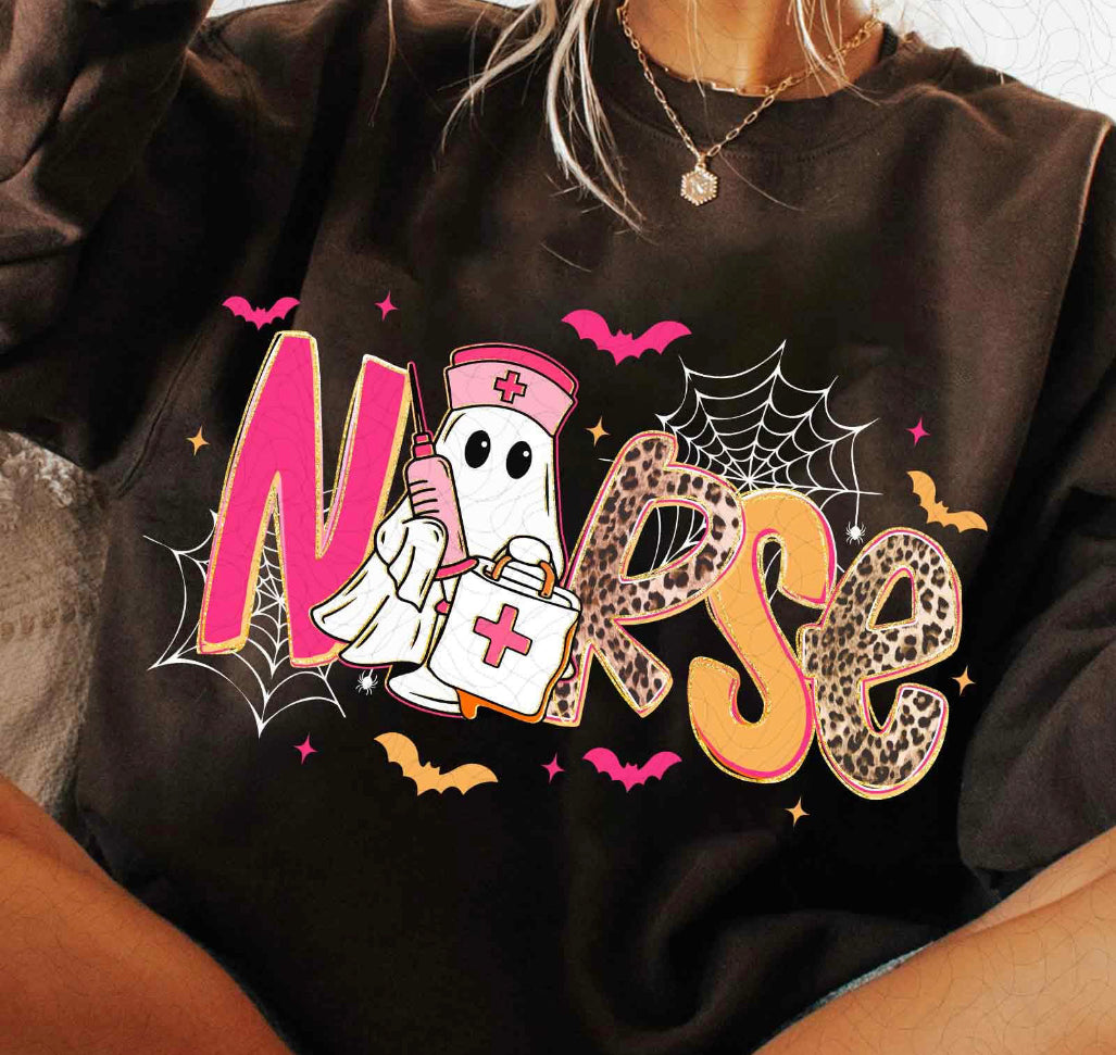 Spooky Nurse DTF transfer