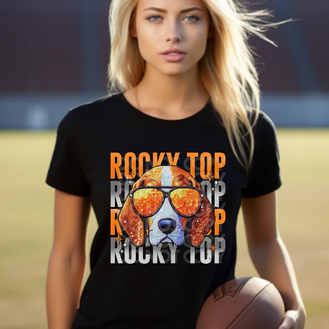 Tennessee Rocky Top stacked DTF transfer