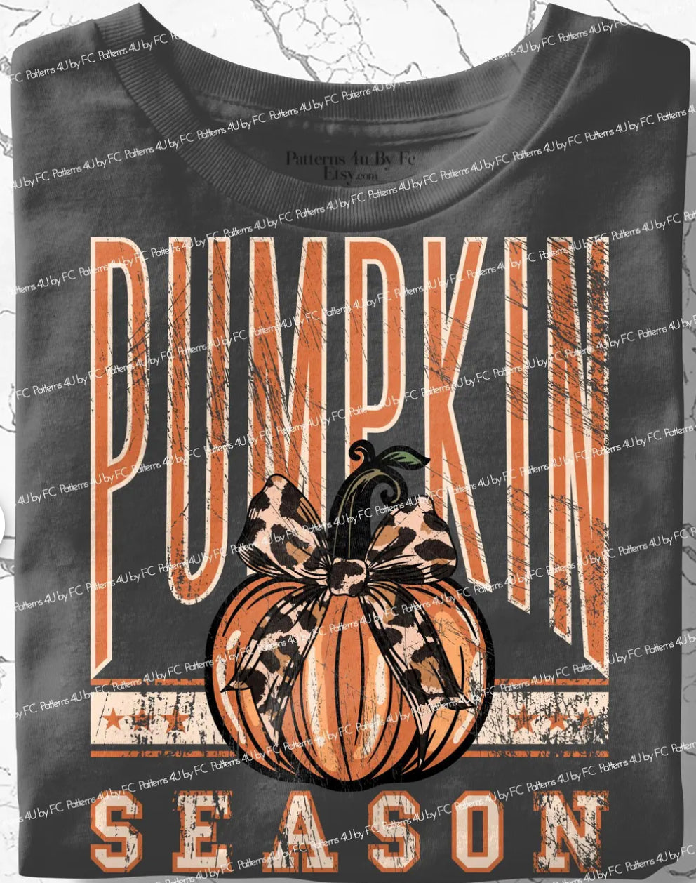 Pumpkin Season DTF transfer