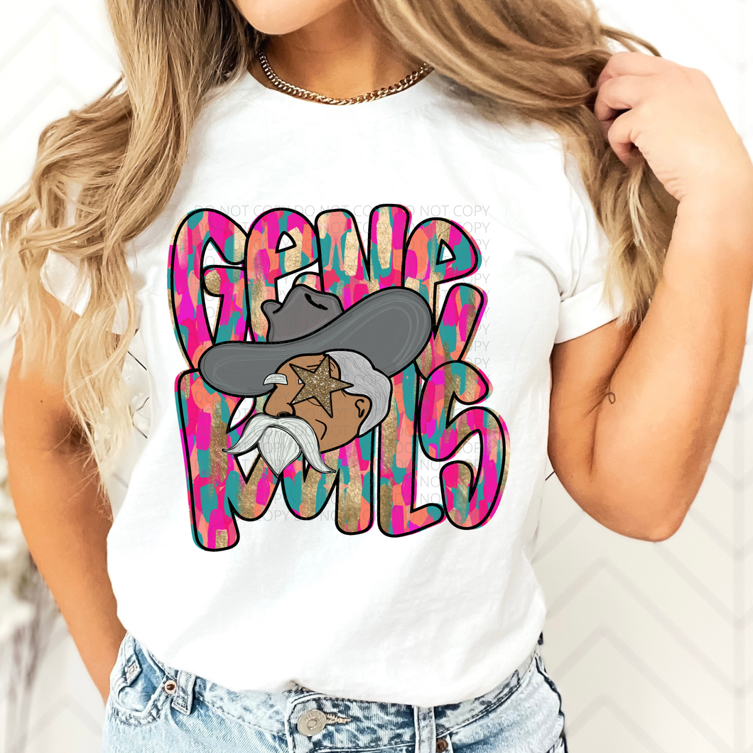 Generals Brushstroke Mascot DTF transfer