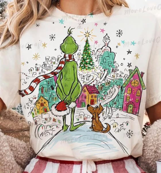 Gri n ch Whoville View DTF transfer