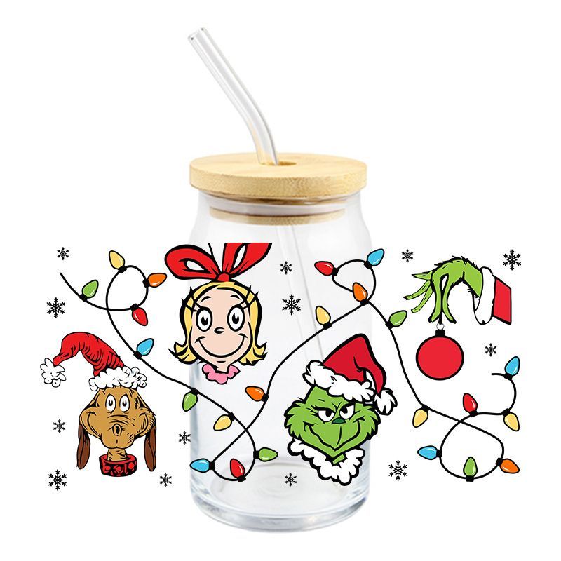 Cindy Max & Green Guy Lights - UV DTF 16 oz Cup Wrap