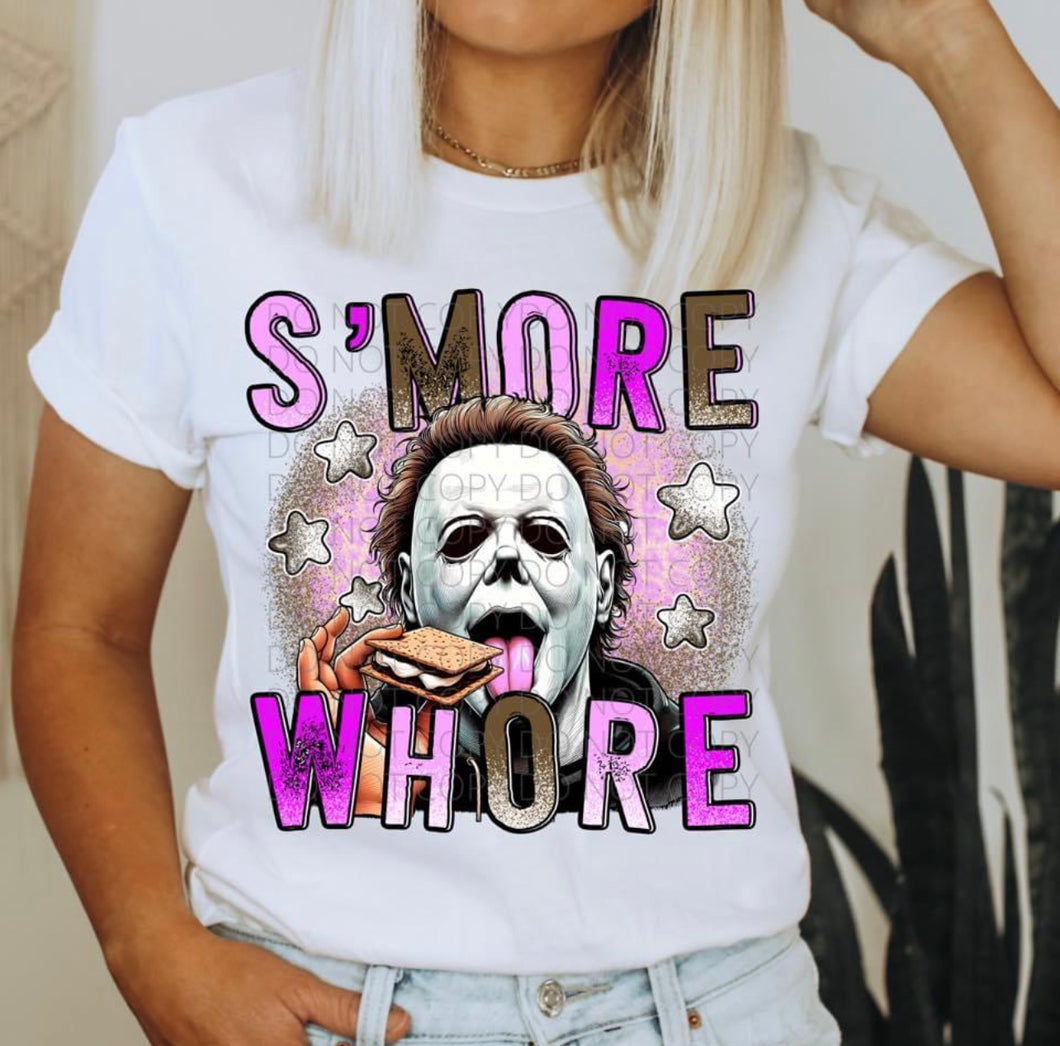 S'More Whore DTF transfer