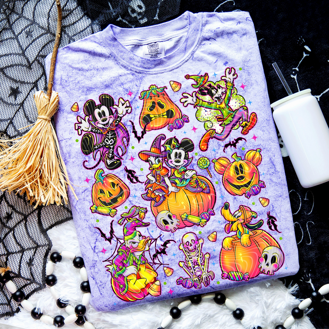 Mouse Pumpkin Halloween Coquette DTF transfer