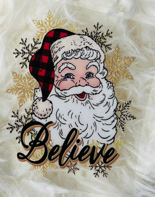 Believe Santa - UV DTF 2.5