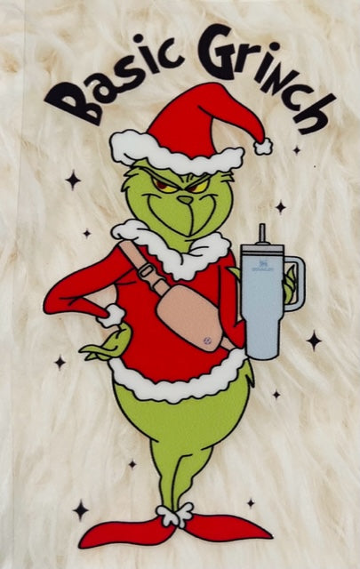 Basic Grinch - UV DTF cup decal