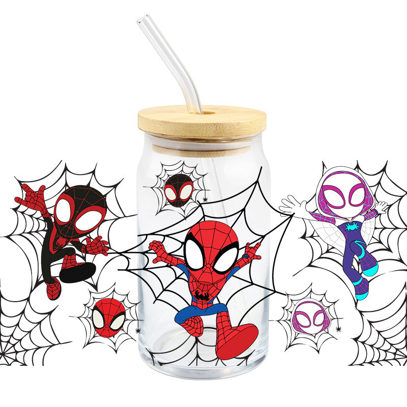 Spider Guy - UV DTF 16 oz Cup Wrap