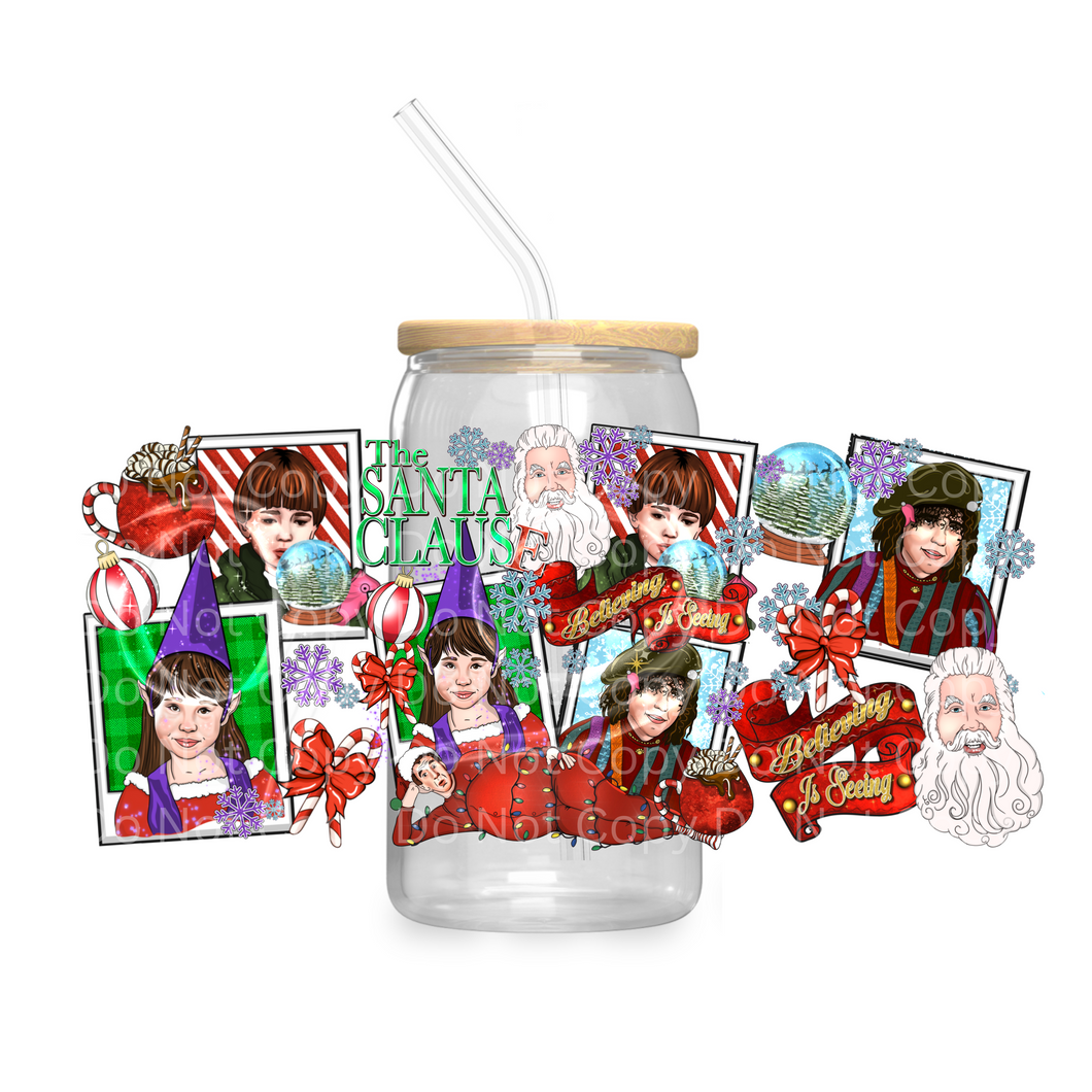 Santa Clause movie - UV DTF 16 oz Cup Wrap