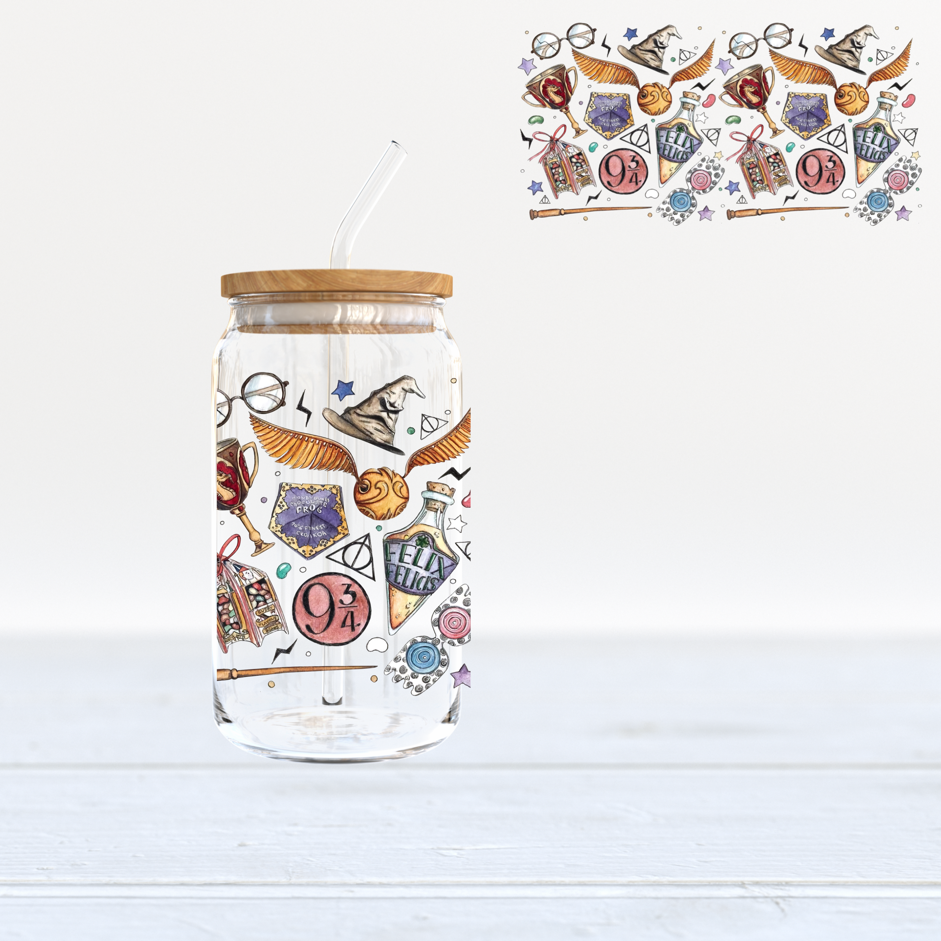Marshmallows - UV DTF 16 oz Cup Wrap – Curly Vine Design Co
